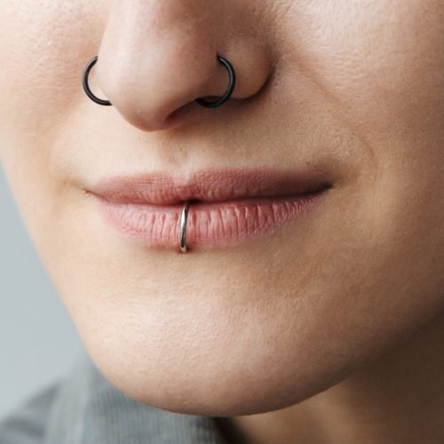piercing na boca